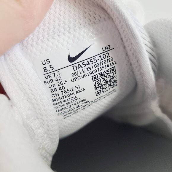 NEW Nike Vapor Edge Speed 360 2 Football Cleats DA5455-102 Size 8.5 White Silver main image 4